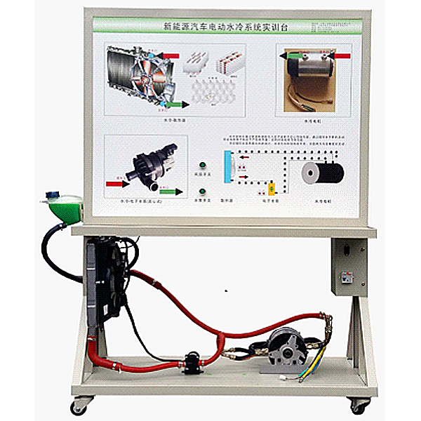 电动水冷却系统综合实训装置,电动汽车水冷系统示教板