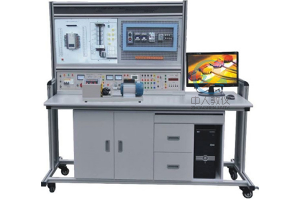 电工、电子、电拖、PLC、变频调速（五合一）综合实训装置，PLC教具