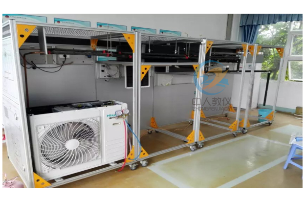变制冷剂流量空调系统实训(图1) 空调系统多联机(可变冷媒制冷剂流量系统)系统实训装置,变制冷剂流量空调系统实训